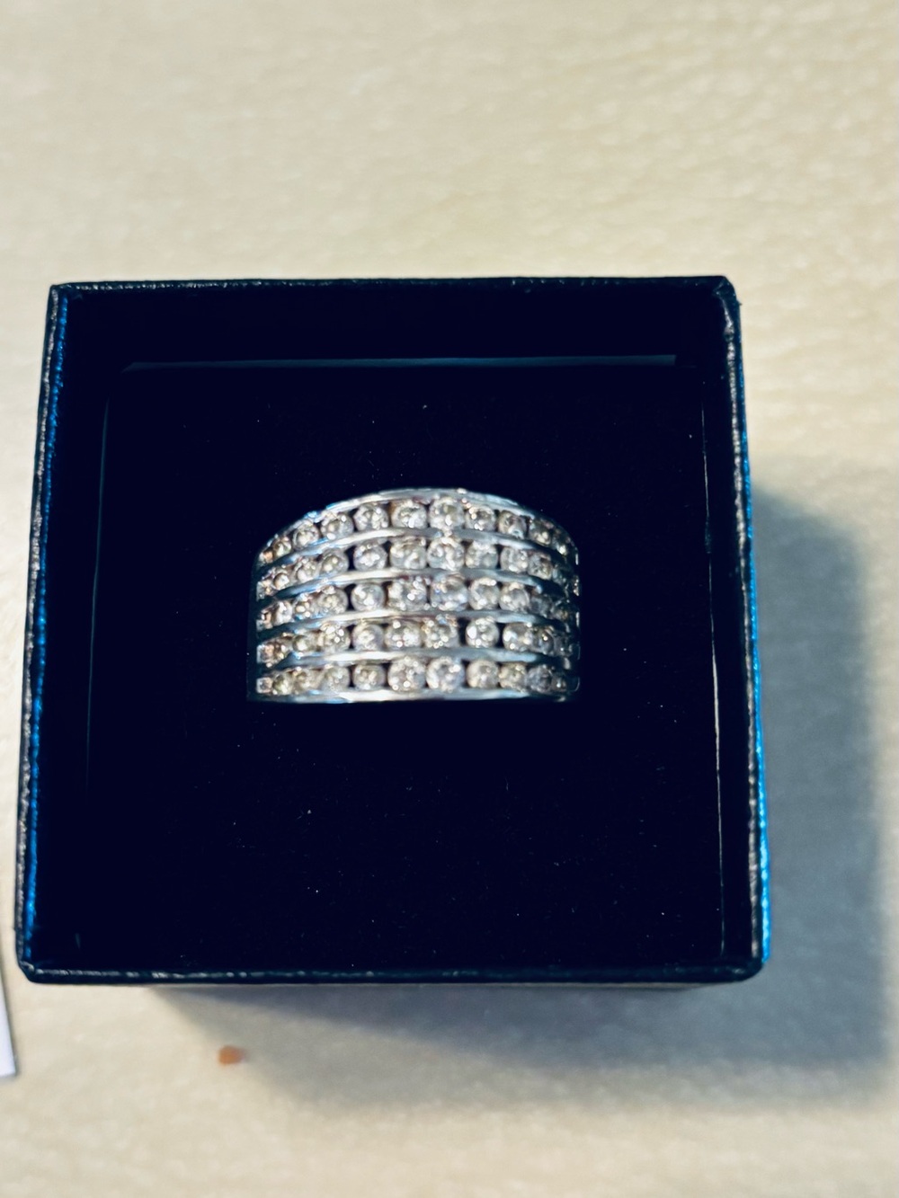 Silver Ring Smart Wearable Accessory - Silver  .925 Size 9